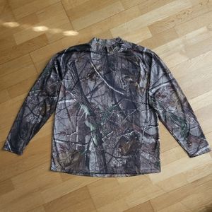 Medalist Real Tree Camo Pullover Long Sleeve Shirt Top Quick Dry Women